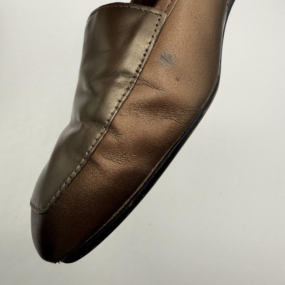 Capezio Shoes Womens Size 7.5 Bronze Jenny Slip On Loafer Flats Comfort - Picture 9 of 15
